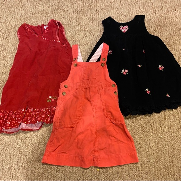 Ralph Lauren Other - 3 Velvet Corduroy 3T Jumper Dresses